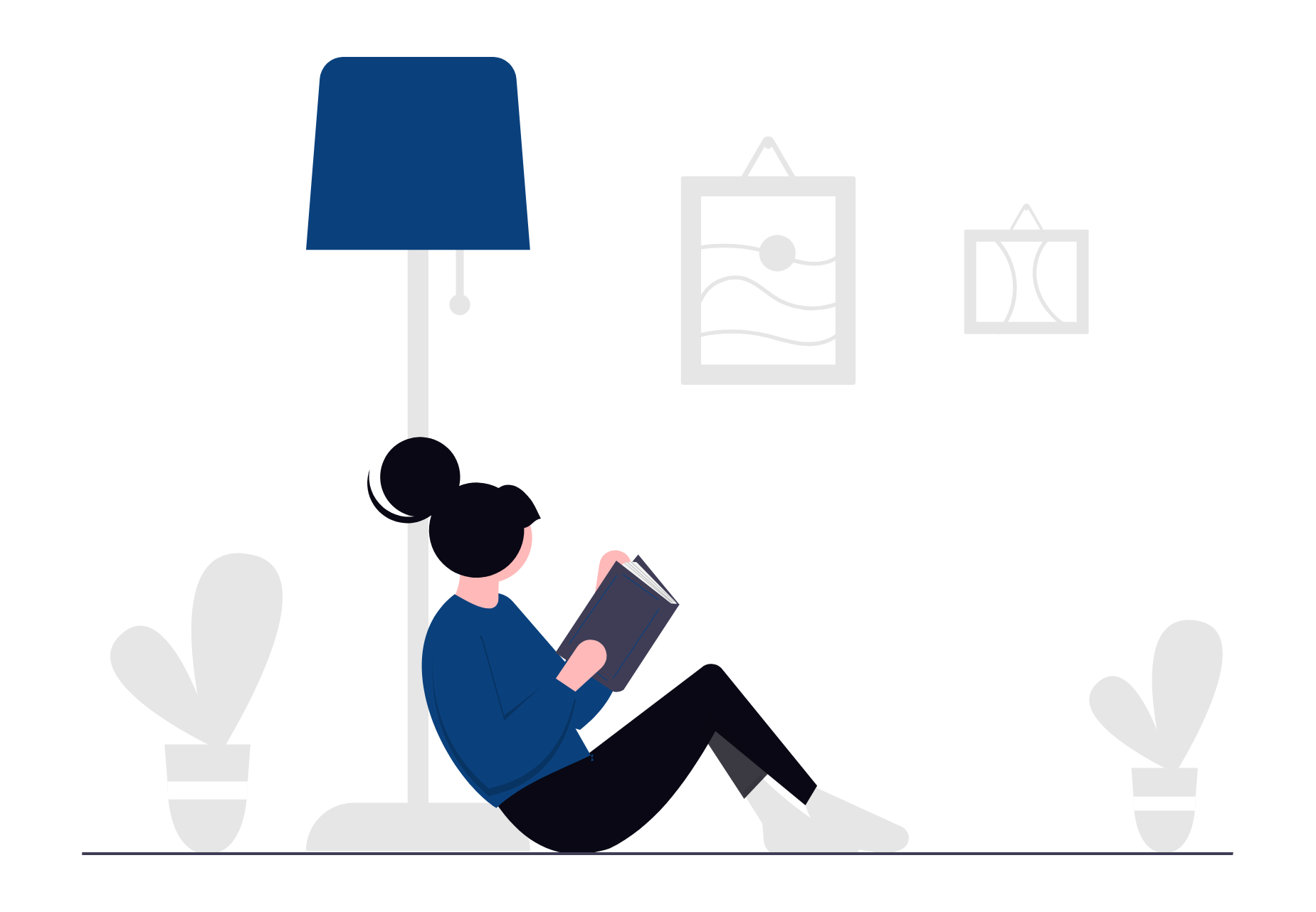Reading illustration
